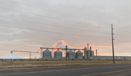 Grain Bin Sunrise 9Dec2024